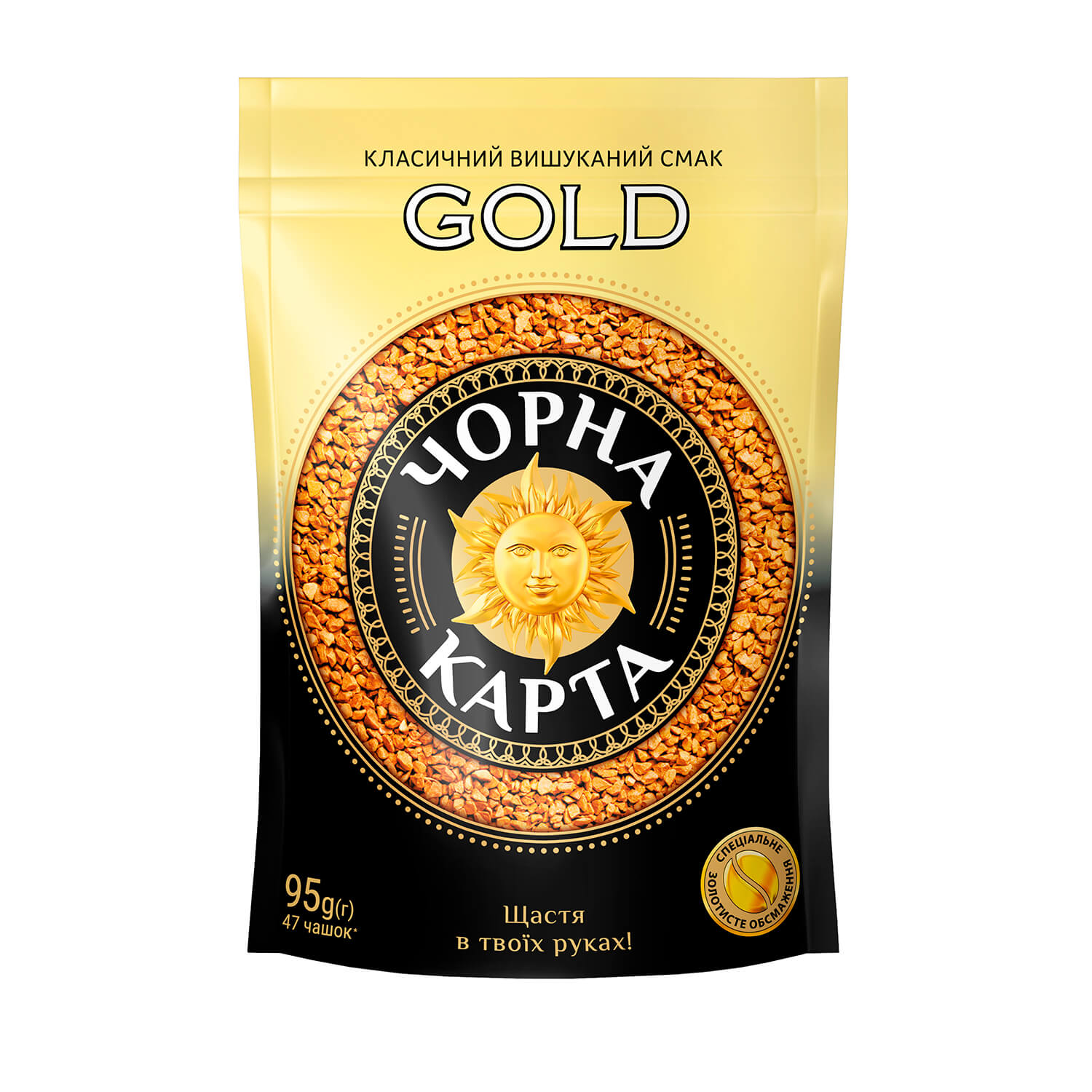 Растворимый кофе черная карта gold