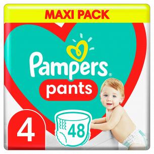 Подгузники - трусики Pampers Pants Размер 4 (9-15 кг), 48 шт
