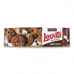 Печиво Roshen Lovita Classic Cookie з какао і шматочками глазурі