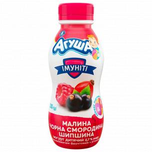 Йогурт питьев Агуша Иммунит Малина-смород-шип 2,7%