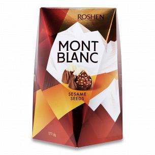 Цукерки Roshen Mont Blanc з шоколадом і сезамом