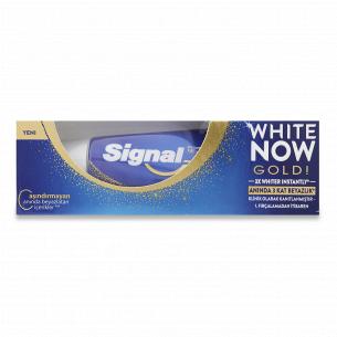 Паста зубная Signal White Now Gold 3x whiter