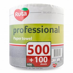 Полотенце бумажное Ruta Professional 2 слоя 600л