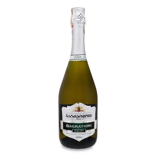 Шампанское Bagrationi белое полусухое