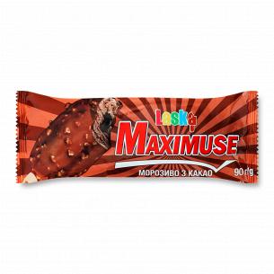 Морозиво Laska Maximuse шоколад у глазурі