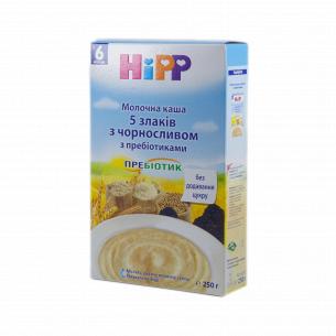 Каша HiPP 5 злаков молочная чернослив с пребиотиками
