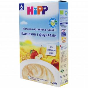 Каша пшеничная HiPP молочная с фруктами органическая