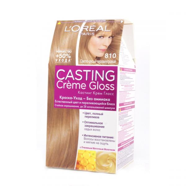 Краска для волос L`Oreal CASTING Creme Gloss тон 810