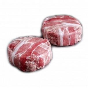 Бифштекс в беконе говядина+свинина со специями